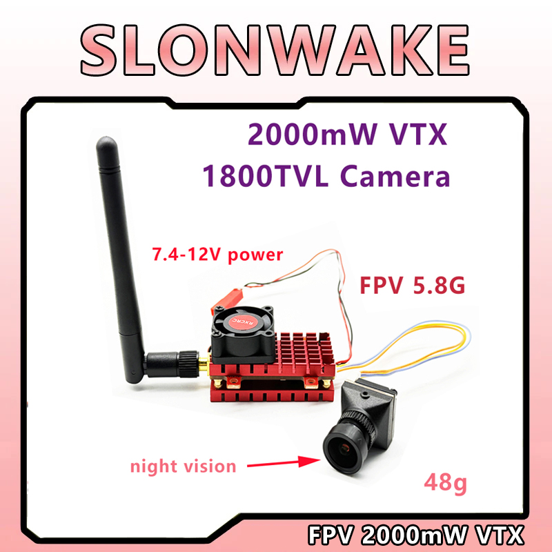 Quadcopter Frame - SLONWAKE 2W 2000mW 5,8G VTX transmisor