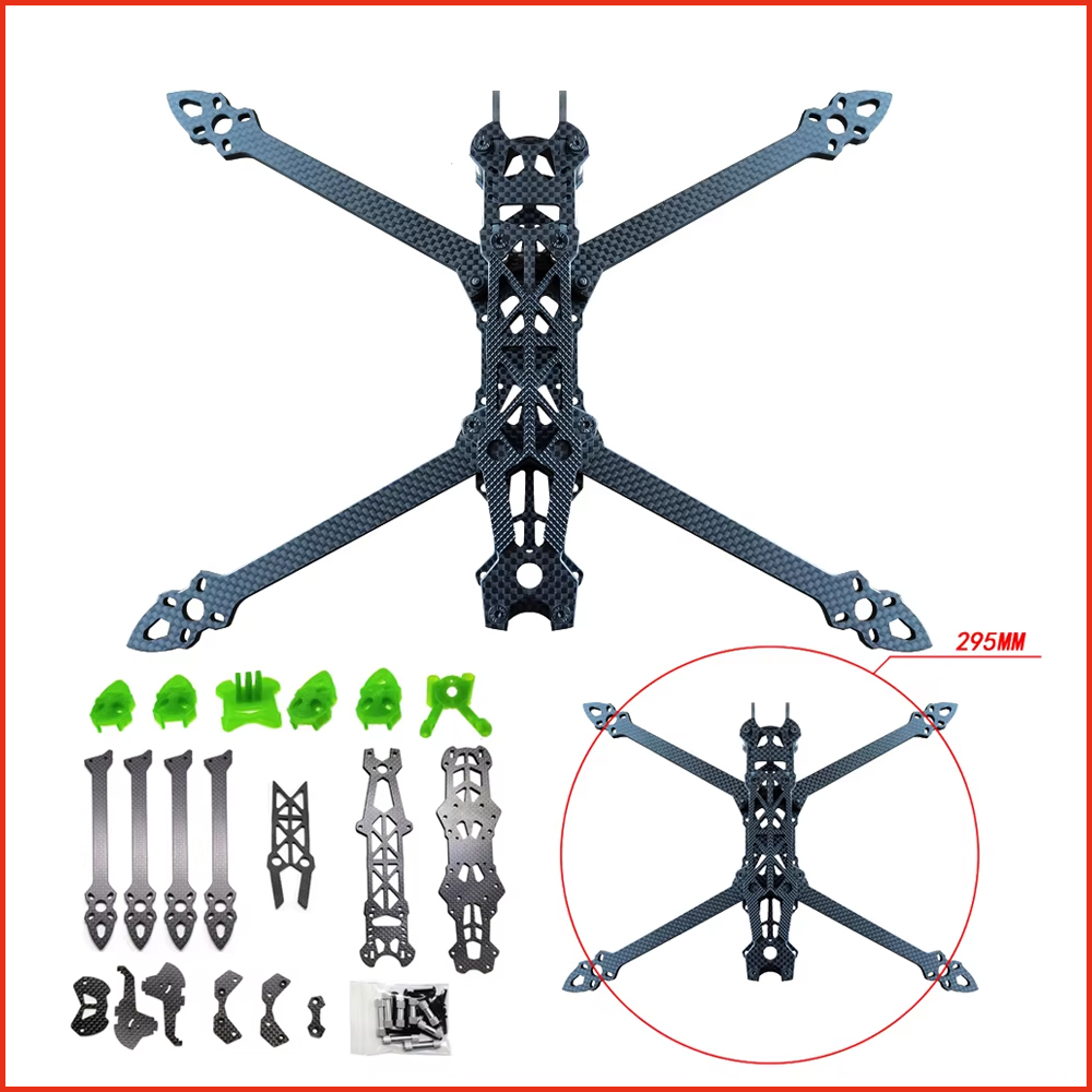 Quadcopter Frame - Marco de cuadricóptero de fibra de