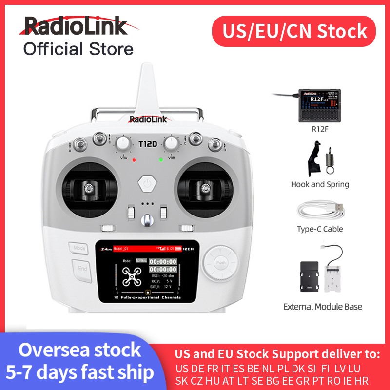 Drone Rc Car - Radiolink T12D ELRS Transmisor de 12