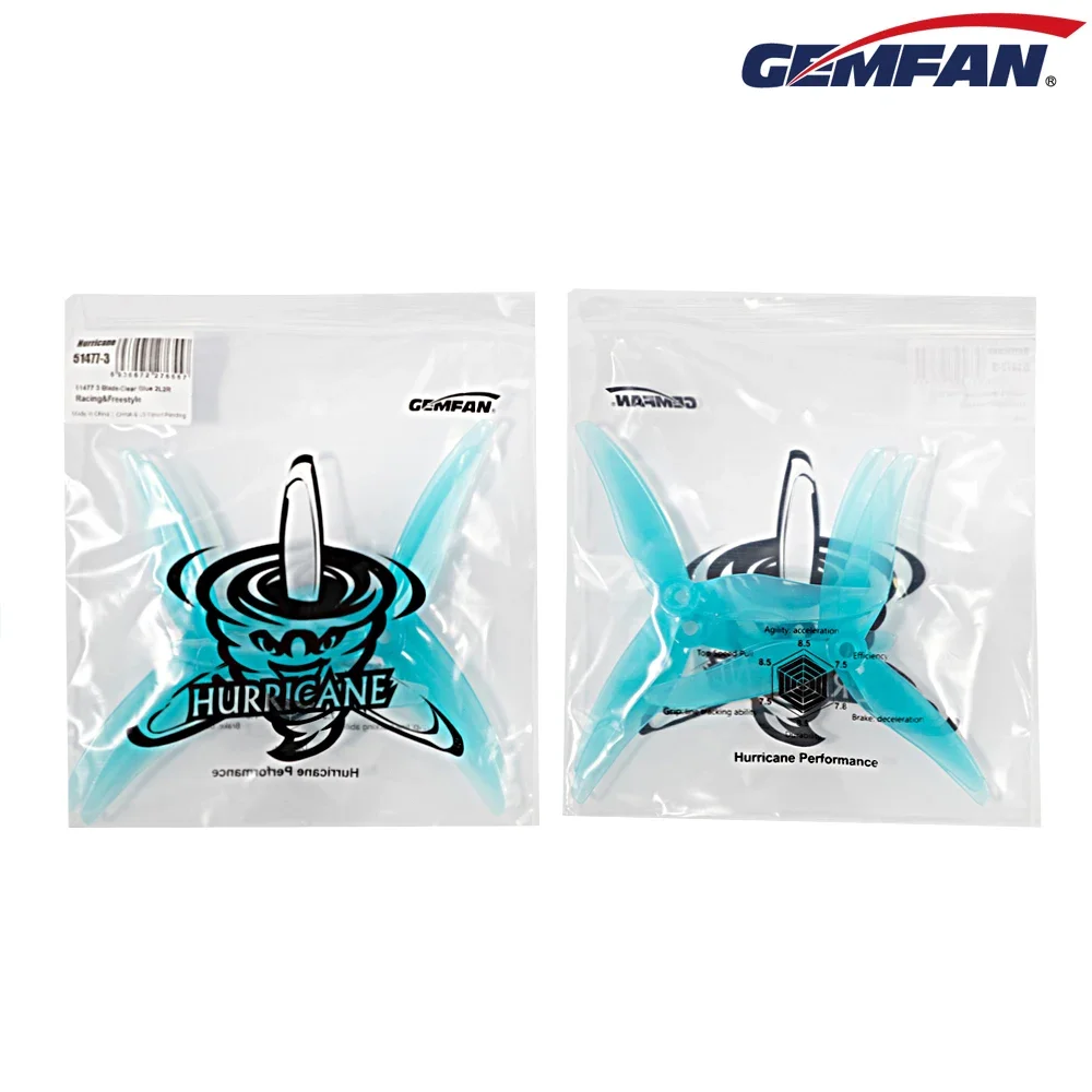 Drone Rcs - 10 pares (10CW + 10CCW) Gemfan