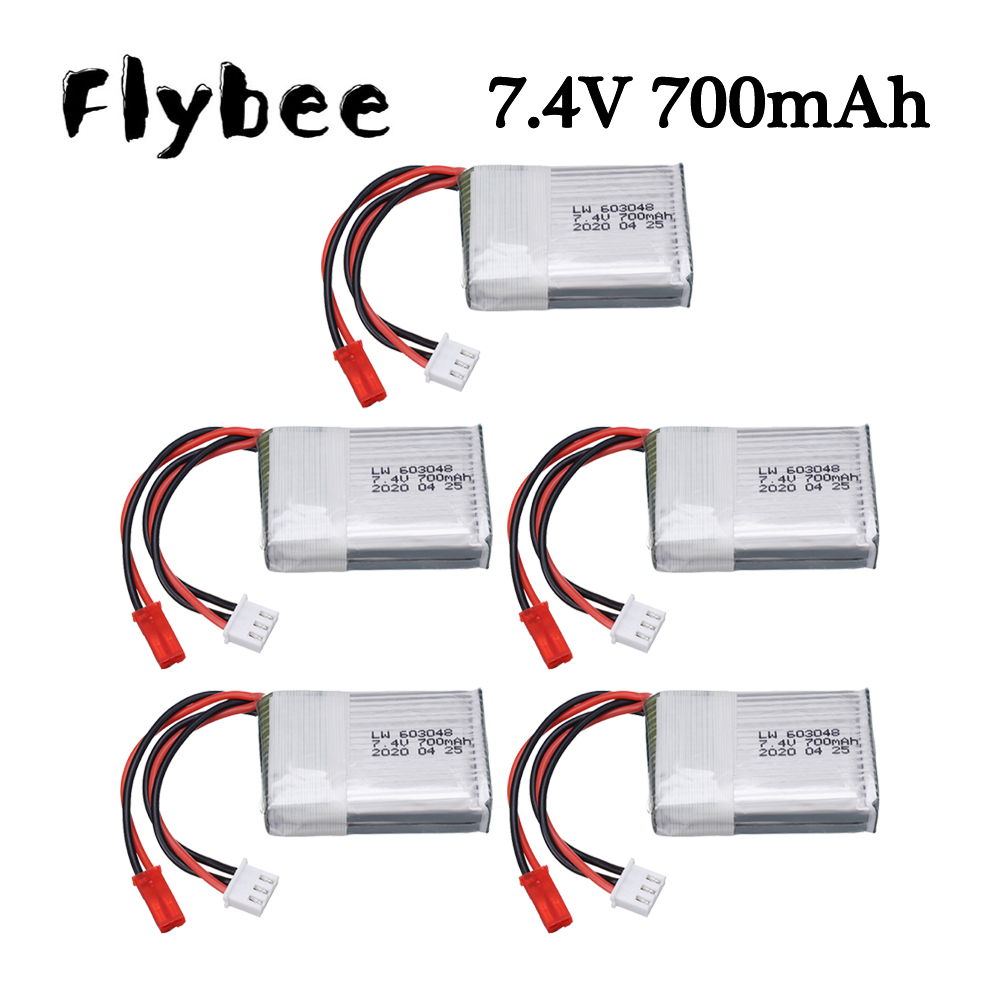 Drone Rcs - Batería Lipo de 7,4 V, 700mAh,