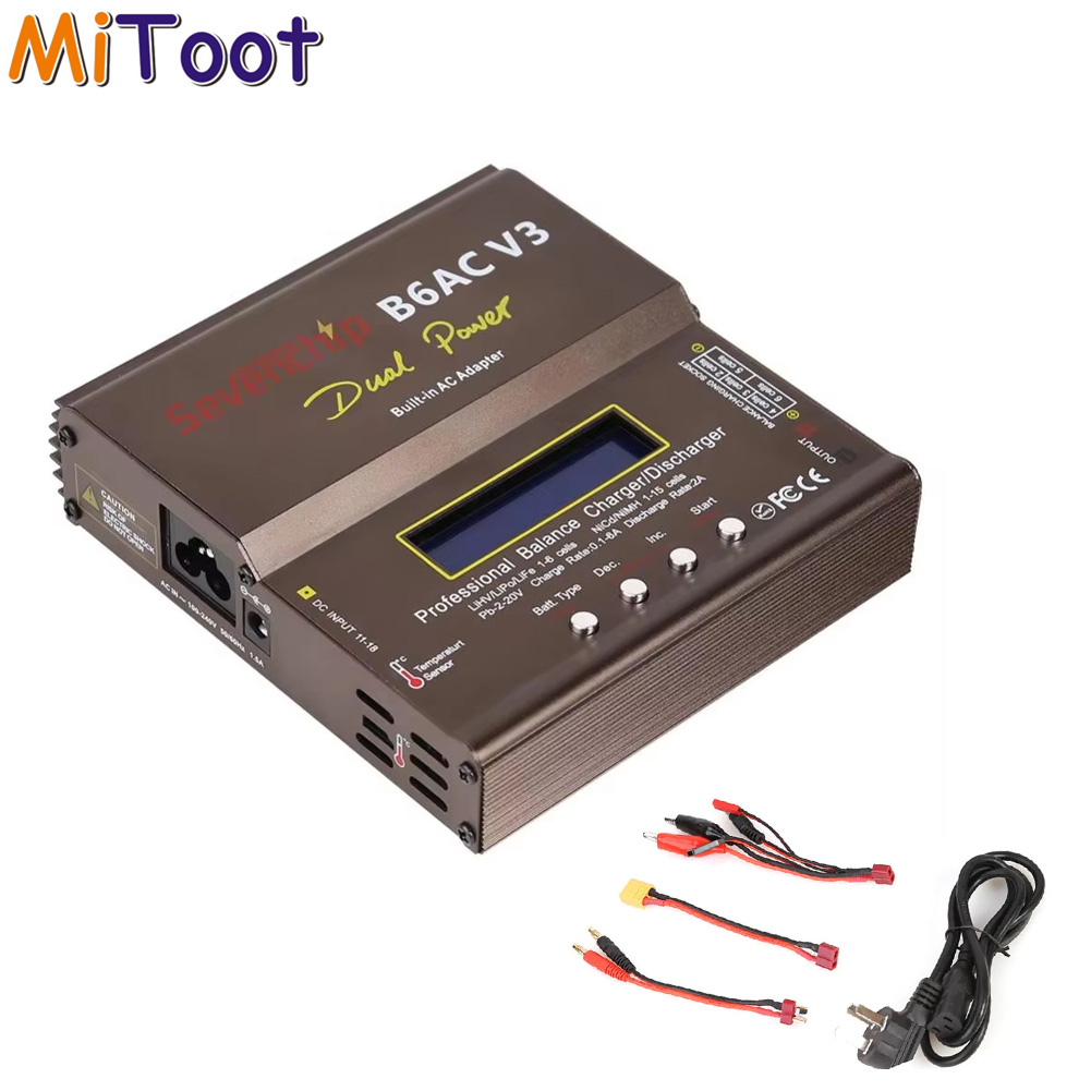 Drone Smart Rc - Cargador/Descargador Inteligente Digital LCD iMax B6AC