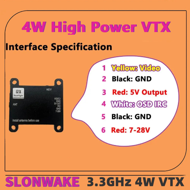 Transmisor de Video VTX SLONWA - Drone Rc Car reseña y precio