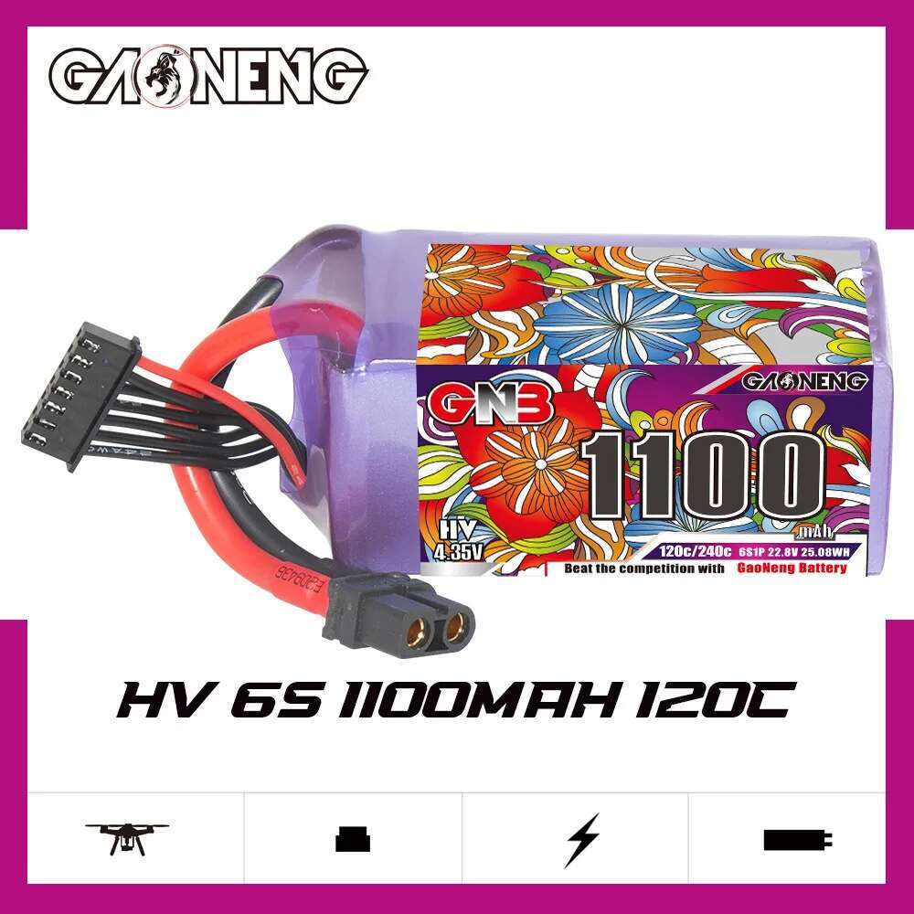 2 uds GNB 6S Lipo batería 22,8 - Drone Rcs reseña y precio