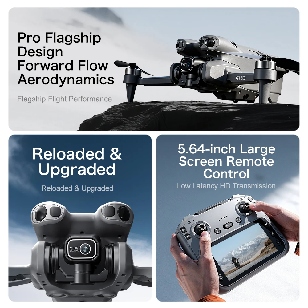 Dron Brand+ GT50 4K FPV con cá - Drone Rc Gt50 reseña y precio