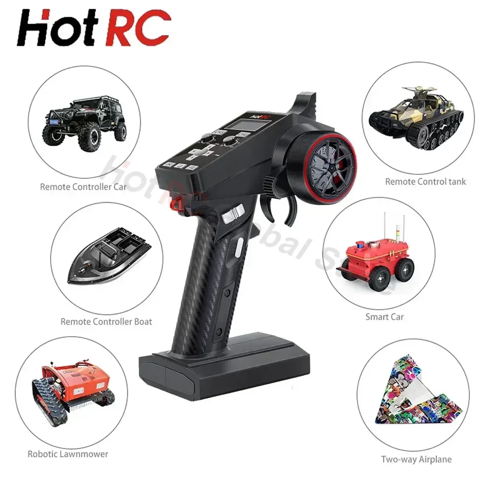 Transmisor de Radio HotRC CT-6 - Drone Rc Car reseña y precio