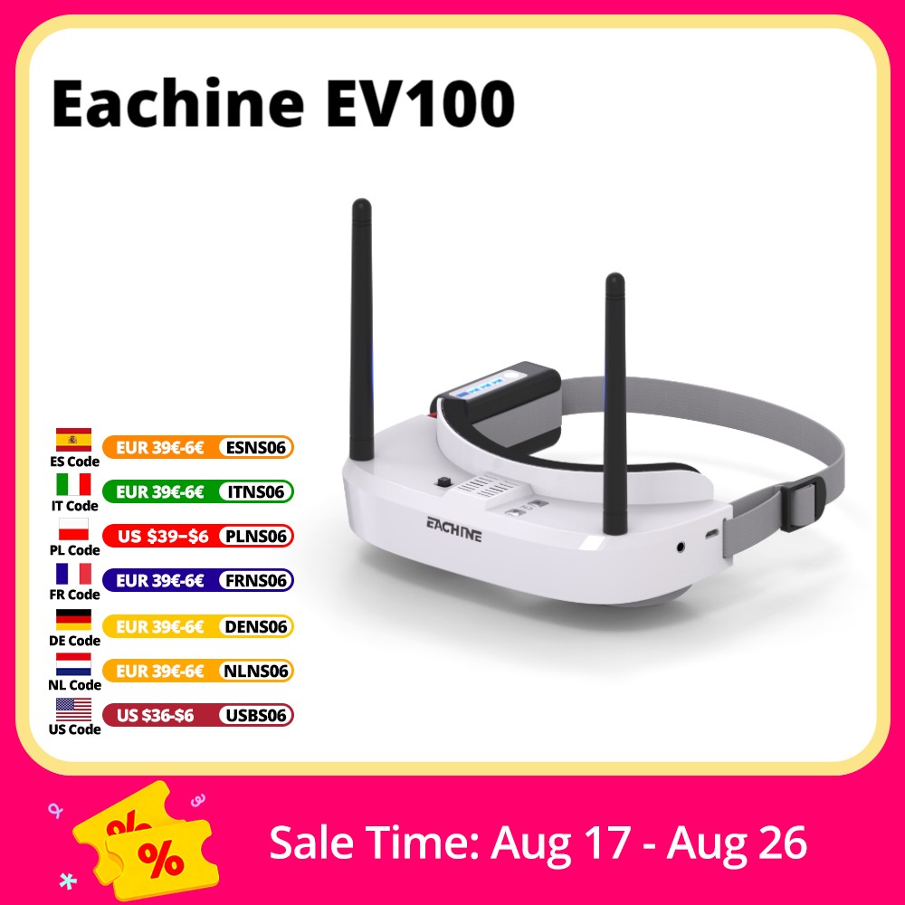 Gafas Eachine EV100 720*540 5, - Drone Rcs reseña y precio