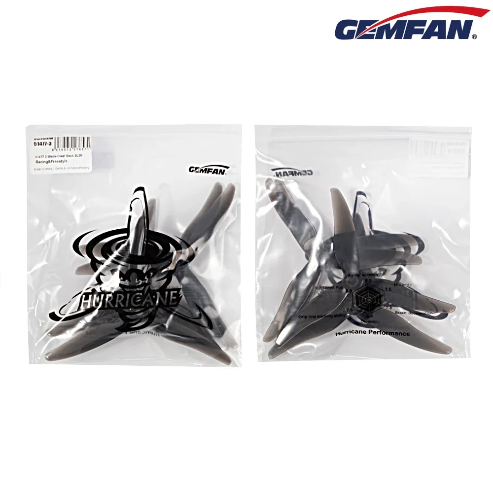 10 pares (10CW + 10CCW) Gemfan - Drone Rcs reseña y precio