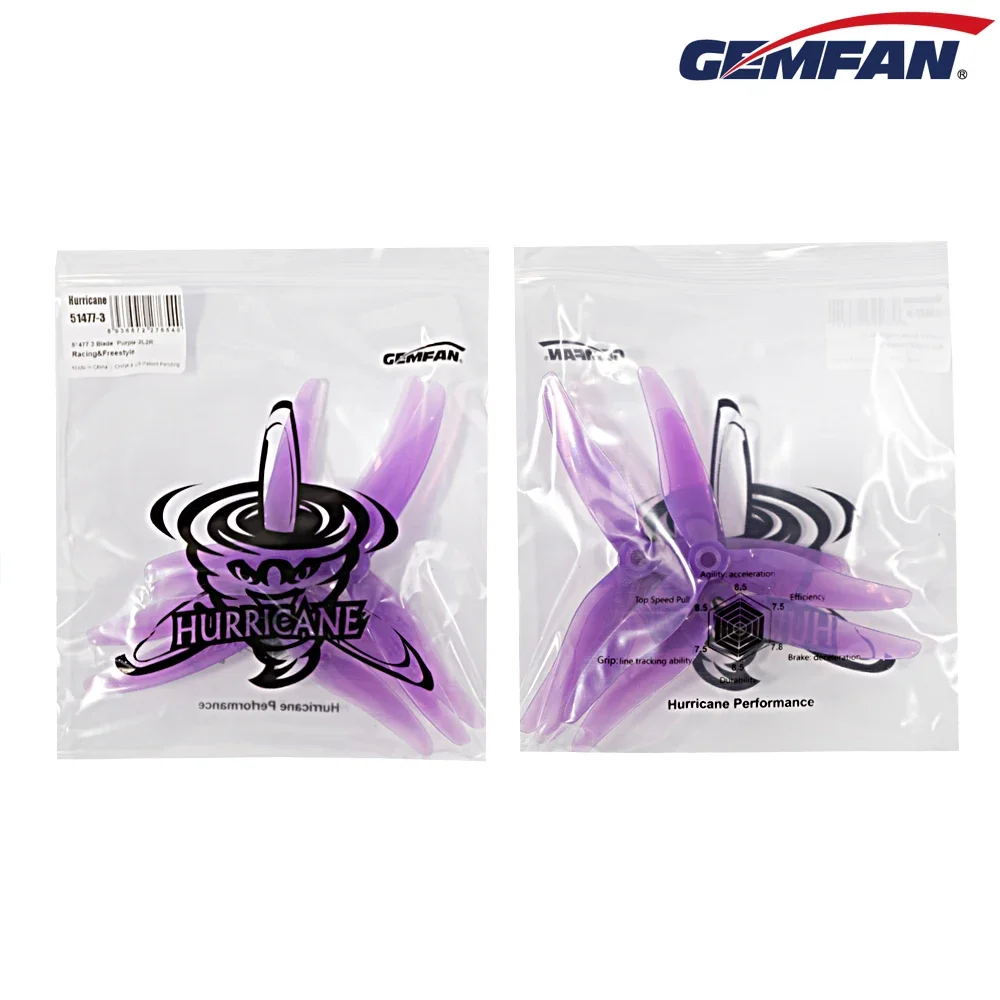 10 pares (10CW + 10CCW) Gemfan - Drone Rcs reseña y precio