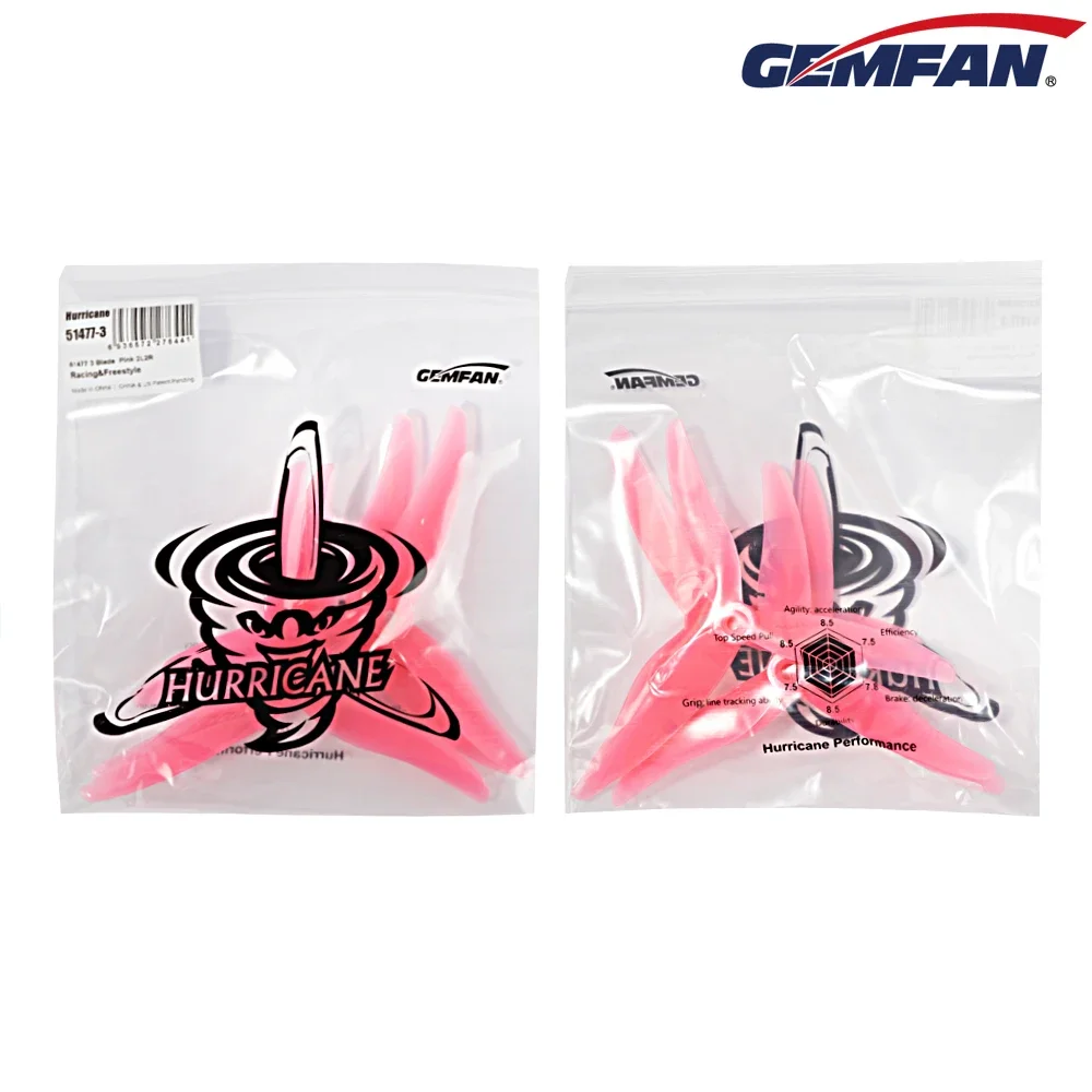 10 pares (10CW + 10CCW) Gemfan - Drone Rcs reseña y precio