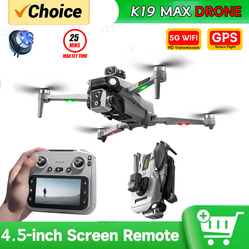 Dron GPS K19 MAX 2026 con Cáma - Fpv Camera Cmos reseña y precio