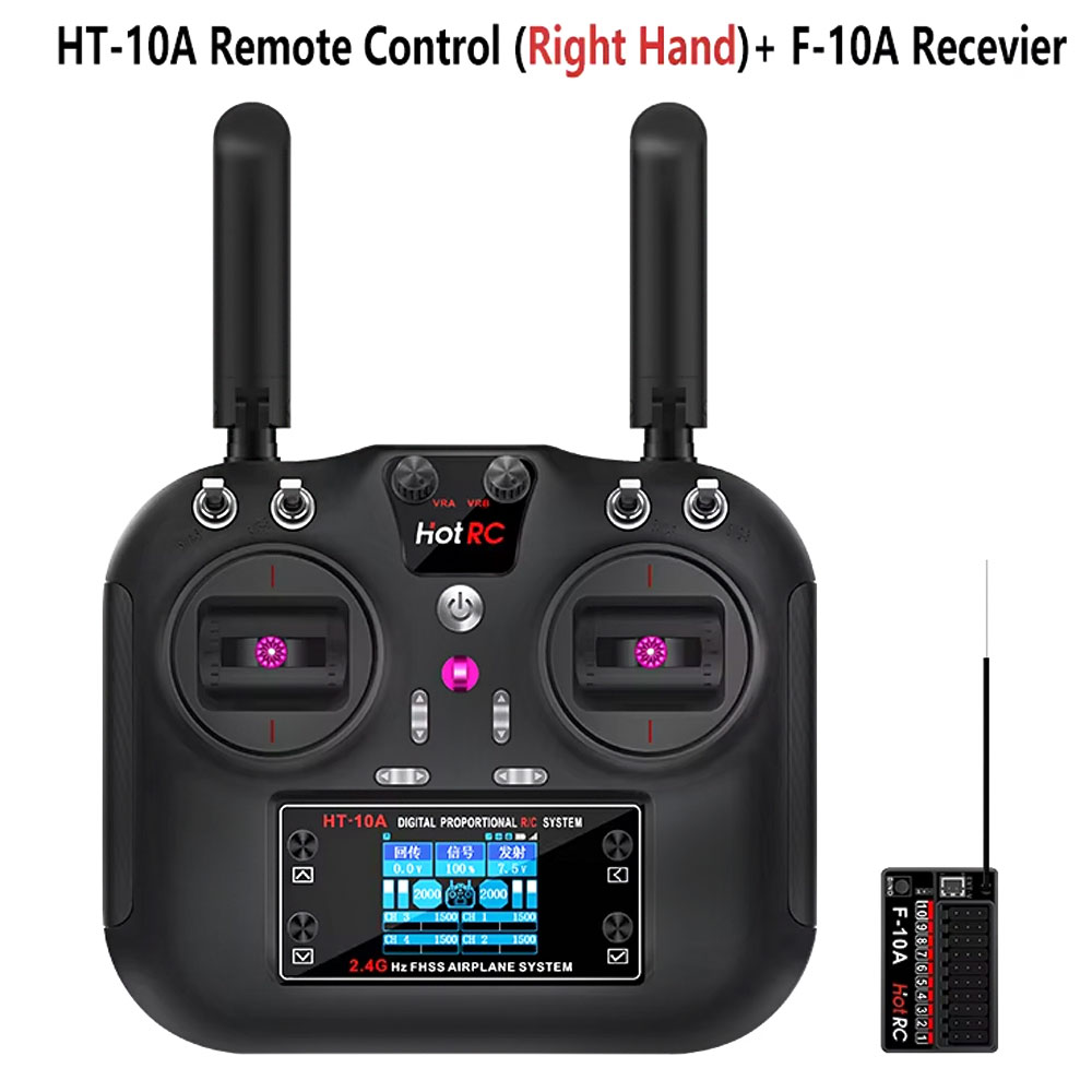 Transmisor Hotrc HT-10A 2.4G 1 - Drone Rc Car reseña y precio
