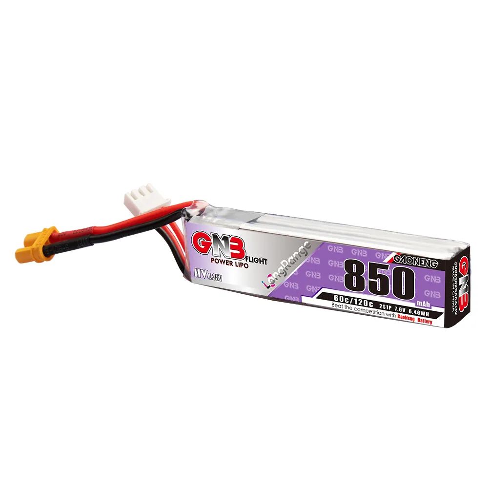 GAONENG GNB LiPo batería 850mA - Drone Rc Race reseña y precio
