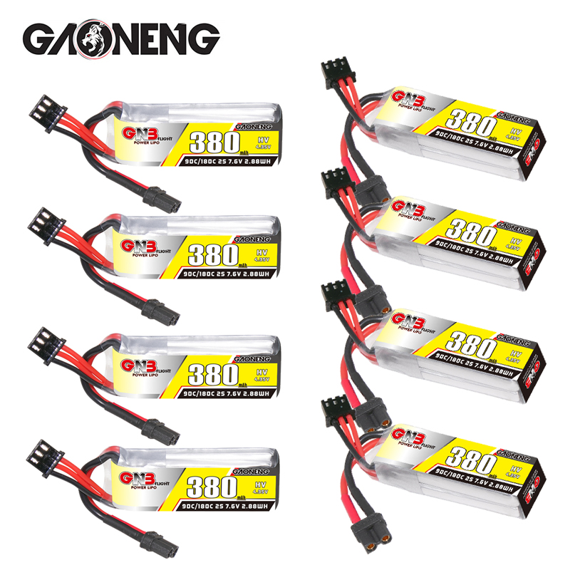 Batería Lipo GNB 2S 7,6 V 380m - Drone Rc Race reseña y precio