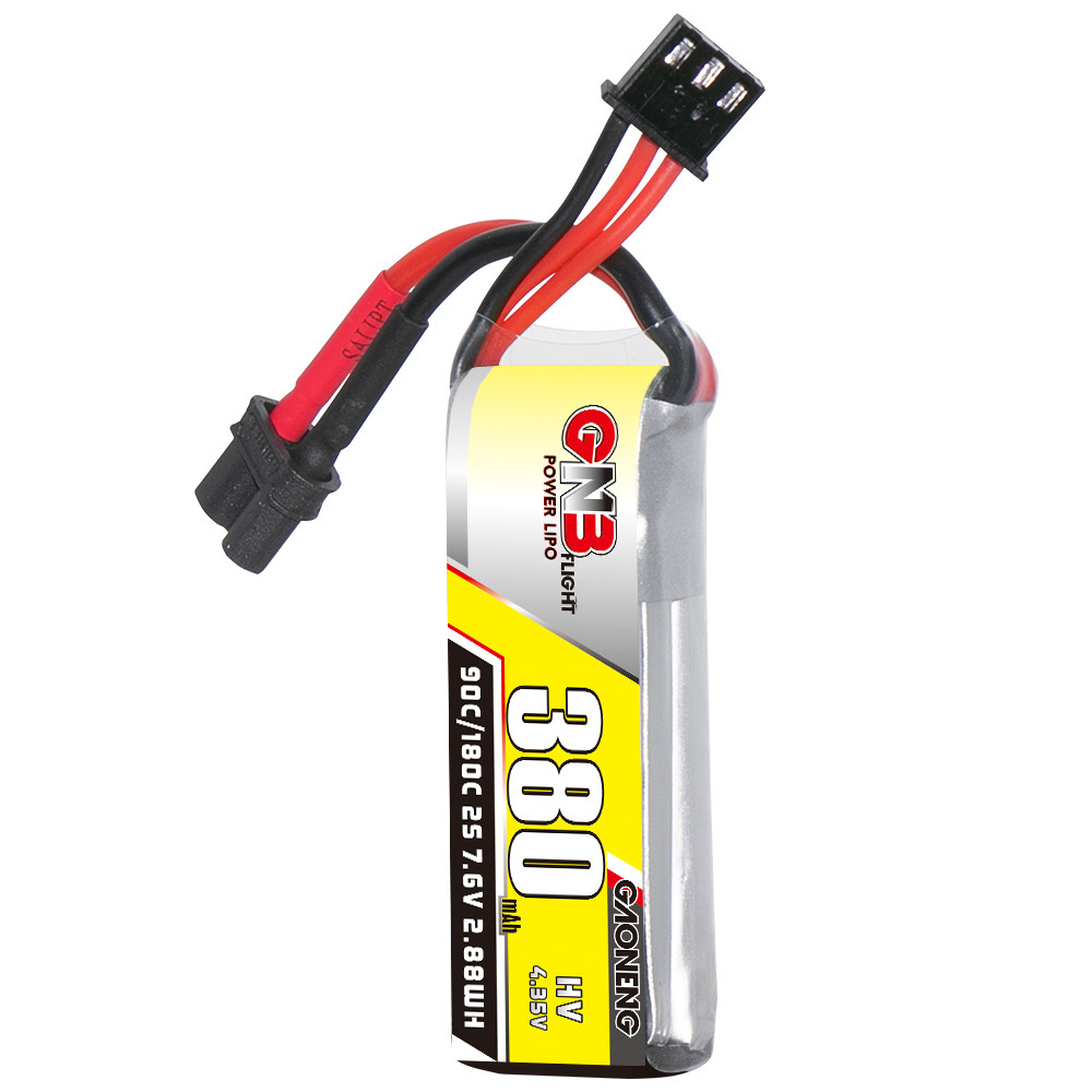 Batería Lipo GNB 2S 7,6 V 380m - Drone Rc Race reseña y precio
