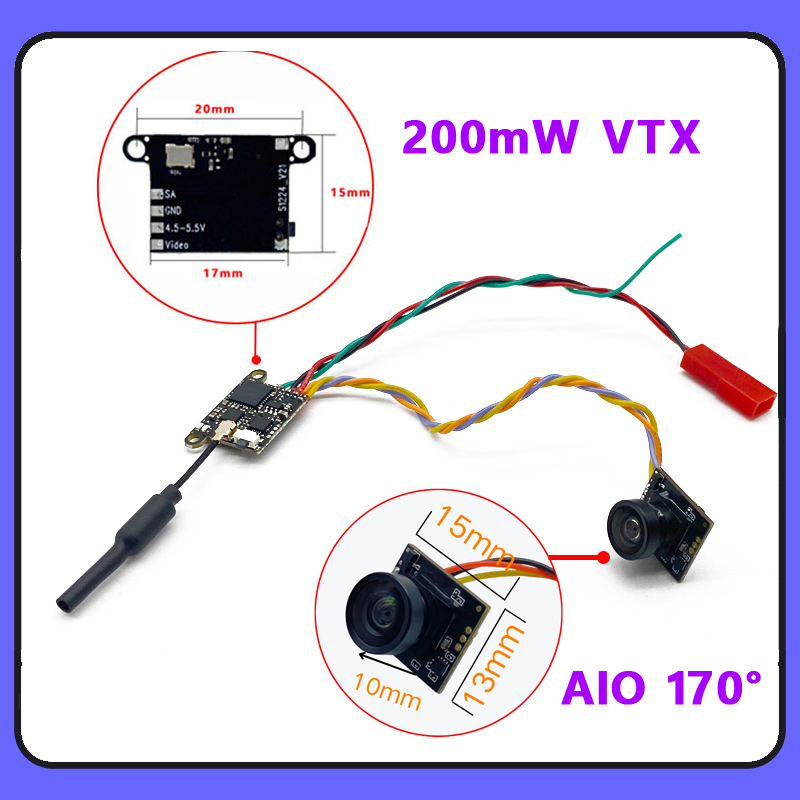SLONWAKE 5,8G 1200TVL cámara F - Drone Rc1 reseña y precio