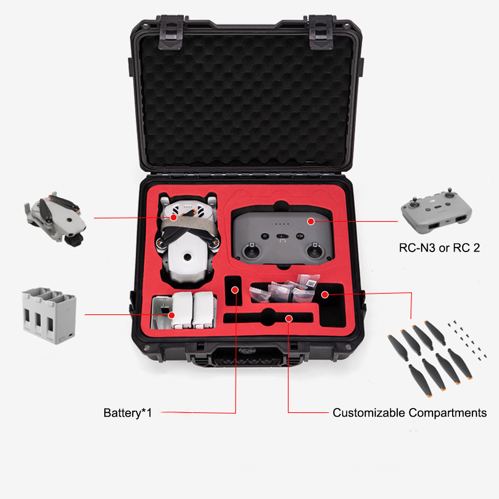 Estuche de transporte duro res - Drone X1 Rc reseña y precio