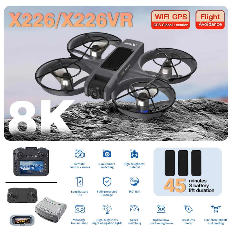 Dron Plegable Original X226/X2 - Drone Rc X226 reseña y precio