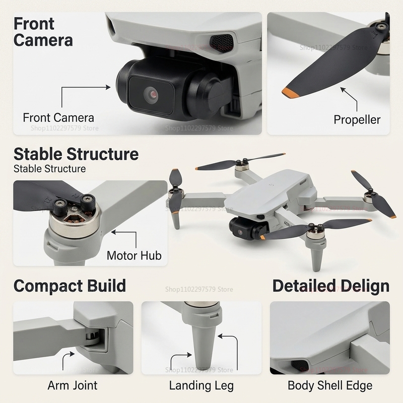 Nuevo Dron GPS Aeri 100 de Fáb - Drone Rc Under 1000 reseña y precio
